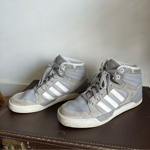 Adidas Women's Gray High-Top Sneakers